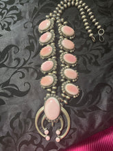 Huge Pink Conch shell Necklace Squash! “The Valentine”