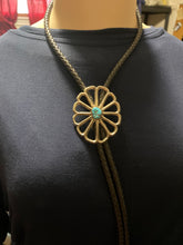 Oval, Tufa, sterling silver Bolo