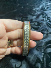 Large Cooper/sterling silver bracelet #2