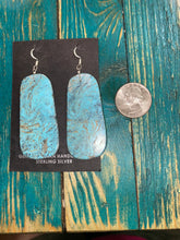 Kingman 3 inch slab earrings