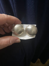 Unbelievably large sterling silver half moon earrings earrings