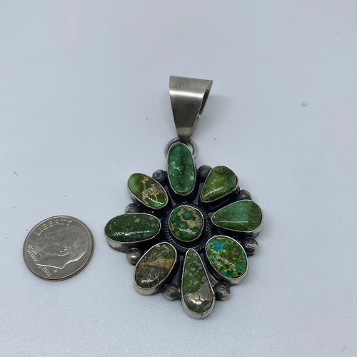 Kingman heart pendant