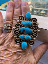 "The  TURQUOISE BAR RING"