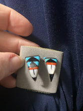 Zuni inlay/ half hoops