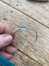 Sterling silver bear claw baby bracelet