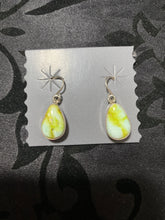 Sterling silver Palomino dangle earrings! Navajo