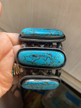 “The triple” tufa turquoise bracelet!