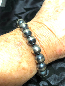 10mm stretch Navajo Pearl Bracelet