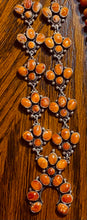 Orange Spiny Oyster mini squash necklace