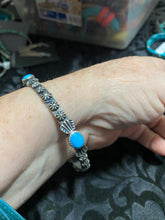 Sterling silver and turquoise bangle!