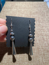 Three pearl bloom earrings