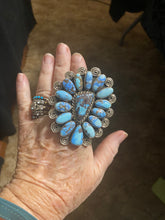 The Golden  Hill turquoise celebration ring