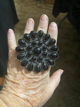 Big black Onyx wheel ring
