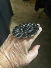 Big black Onyx wheel ring