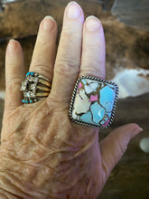 Big square cotton candy ring
