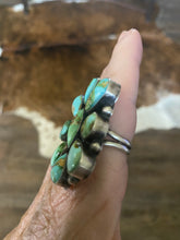 Sonoran Gold, turquoise  Cluster Ring size 9.5