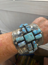 Huge Golden Hill Turquoise Stone bracelet