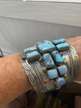 Huge Golden Hill Turquoise Stone bracelet
