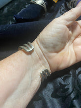 Large three white buffalo turquoise Stone bracelet