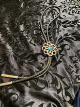 Tufa, Sterling silver,  circle bolo