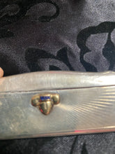 Vintage sterling silver/gold/sapphire comb