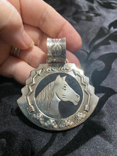Sterling silver Hallmarked horse pendant!