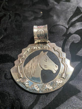 Sterling silver Hallmarked horse pendant!