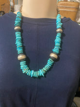 “The Large Navajo Pearls and Turquoise Chips”