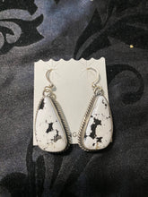 ELOUISE KEE White Buffalo Turquoise dangle earrings