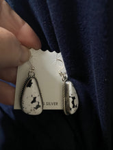 ELOUISE KEE White Buffalo Turquoise dangle earrings