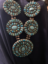 “ THE GRANDDADDY OF ALL” Kingman turquoise, enormous necklace ￼ 36 inches plus a 4 inch pendant attached ￼