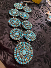 “ THE GRANDDADDY OF ALL” Kingman turquoise, enormous necklace ￼ 36 inches plus a 4 inch pendant attached ￼