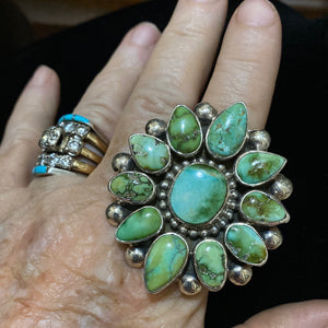 Sonoran Gold turquoise ring #1