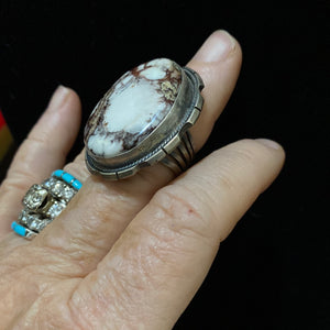 Oval shaped Wild Horse stoned ring