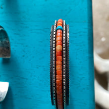 Sterling inset stone bracelet