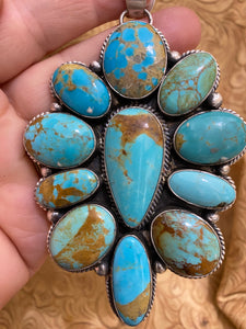 The 11 Turquoise Stone Pendant