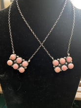The pink conch 2 row necklace
