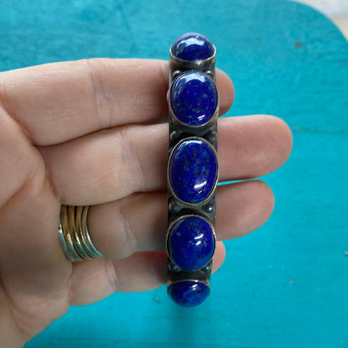 Extra large Lapis stone bracelet