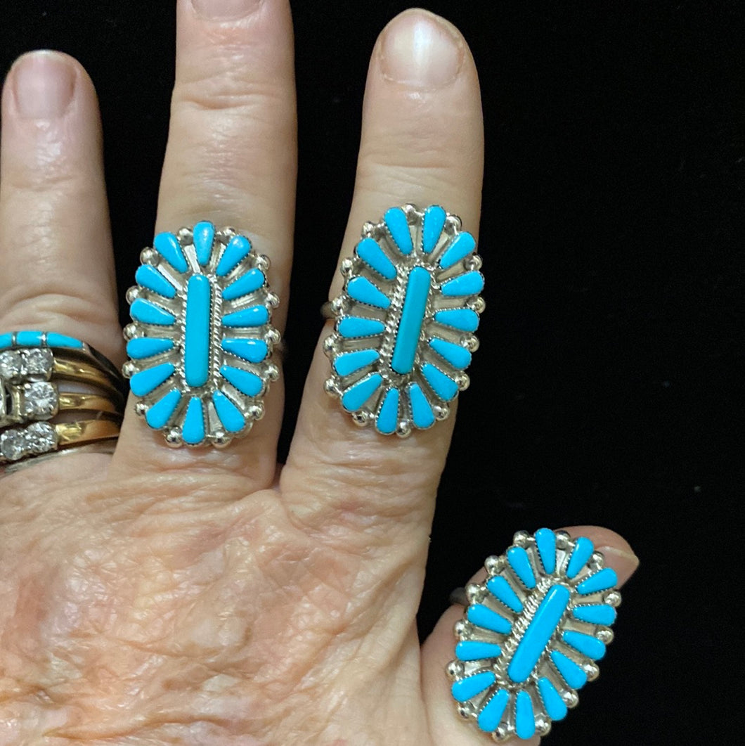 Zuni turquoise ring