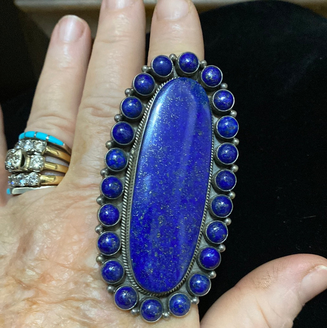 Large Lapis ring #2