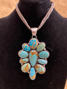 The 11 Turquoise Stone Pendant