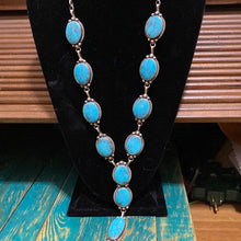 The 11 stone lariat  necklace