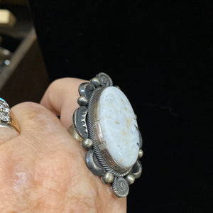 White buffalo ring