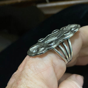 Big Heavy Sterling Silver ring