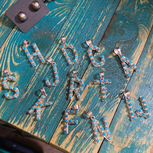 Small initial pendant