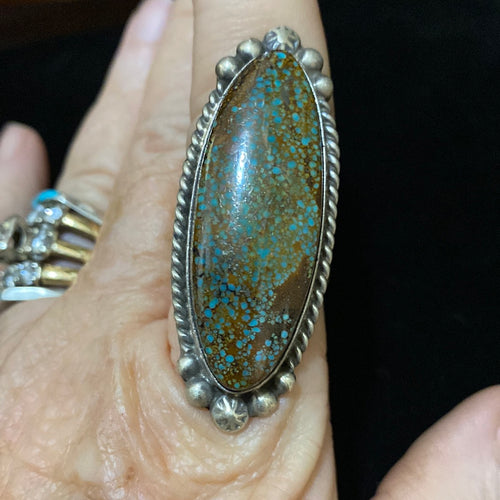 Single Stone star ring