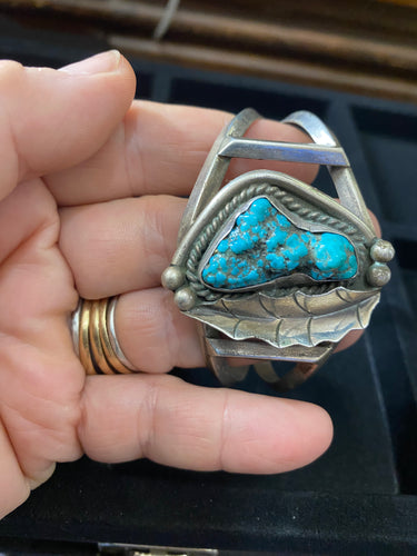 Vintage 1970’s Single Turquoise Stone.