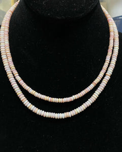 4mm pink Conch shell necklace