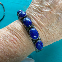 Extra large Lapis stone bracelet