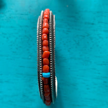 Sterling inset stone bracelet